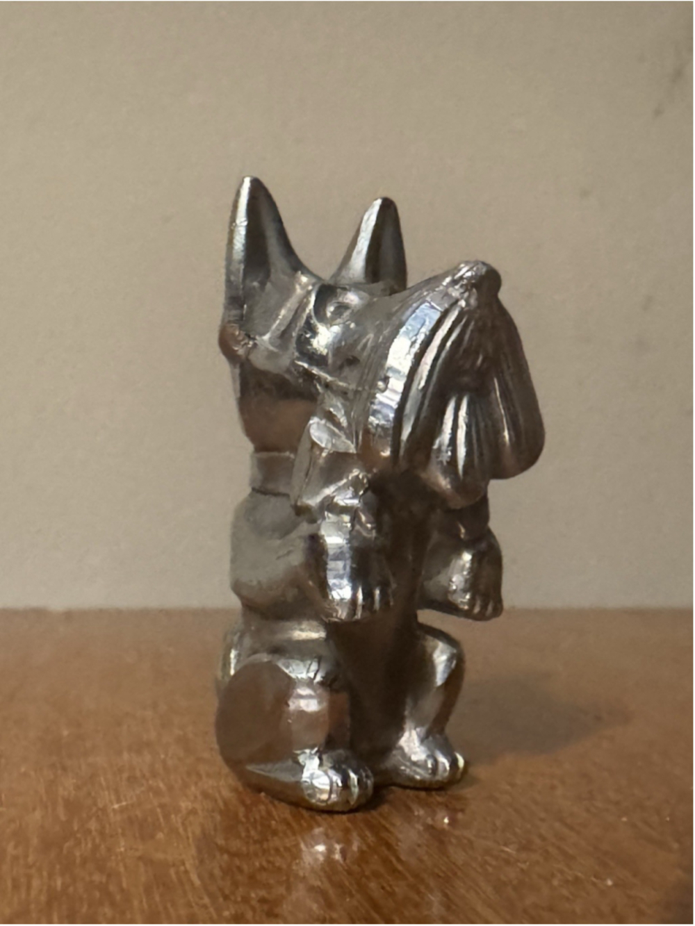 Antique Scottish Terrier Metal Figurine 2” Vintage Scottie Dog Spelter Piece - Picture 3 of 5